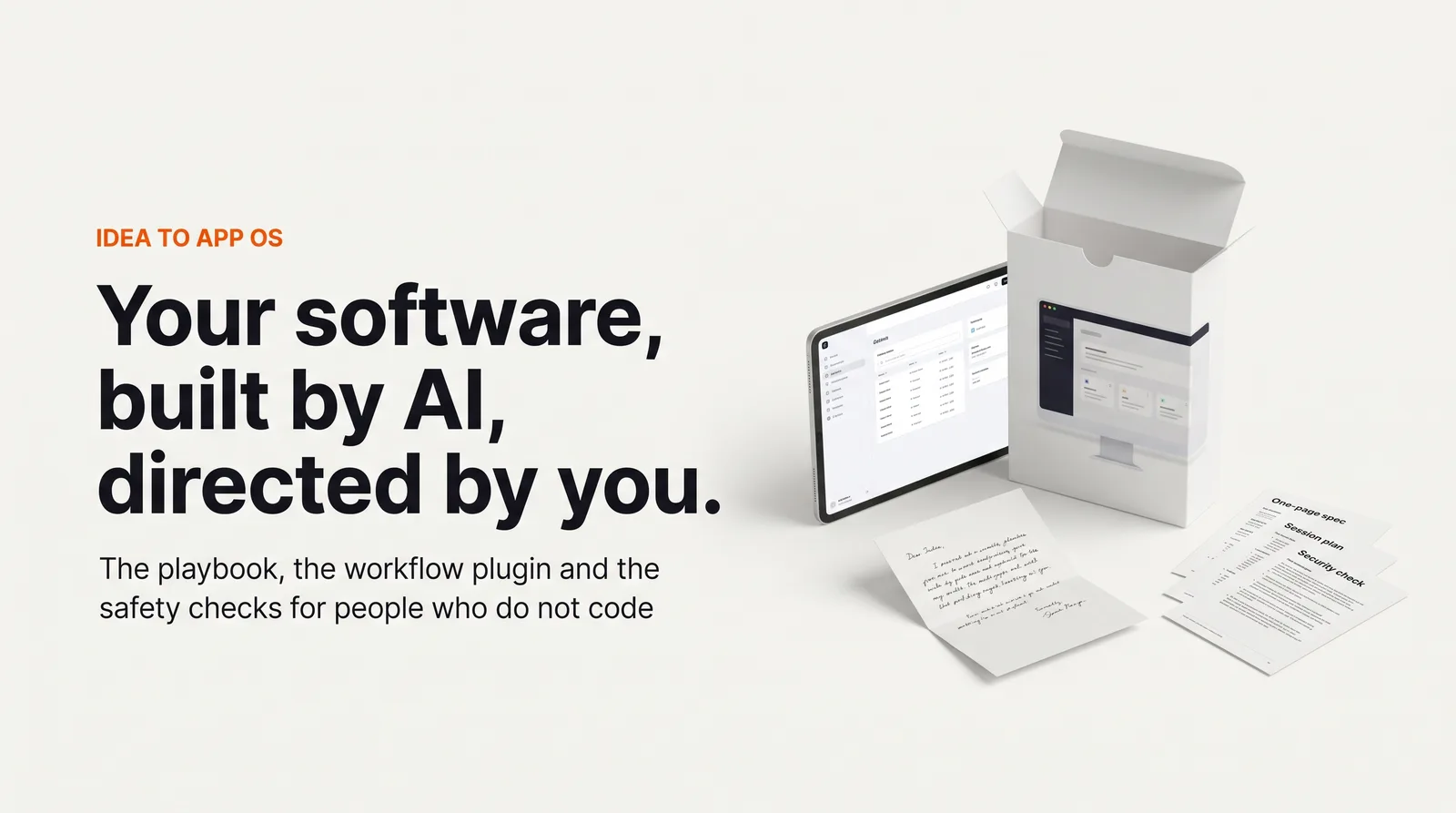 Your software built by ai directed by you playbook plugin safety checks