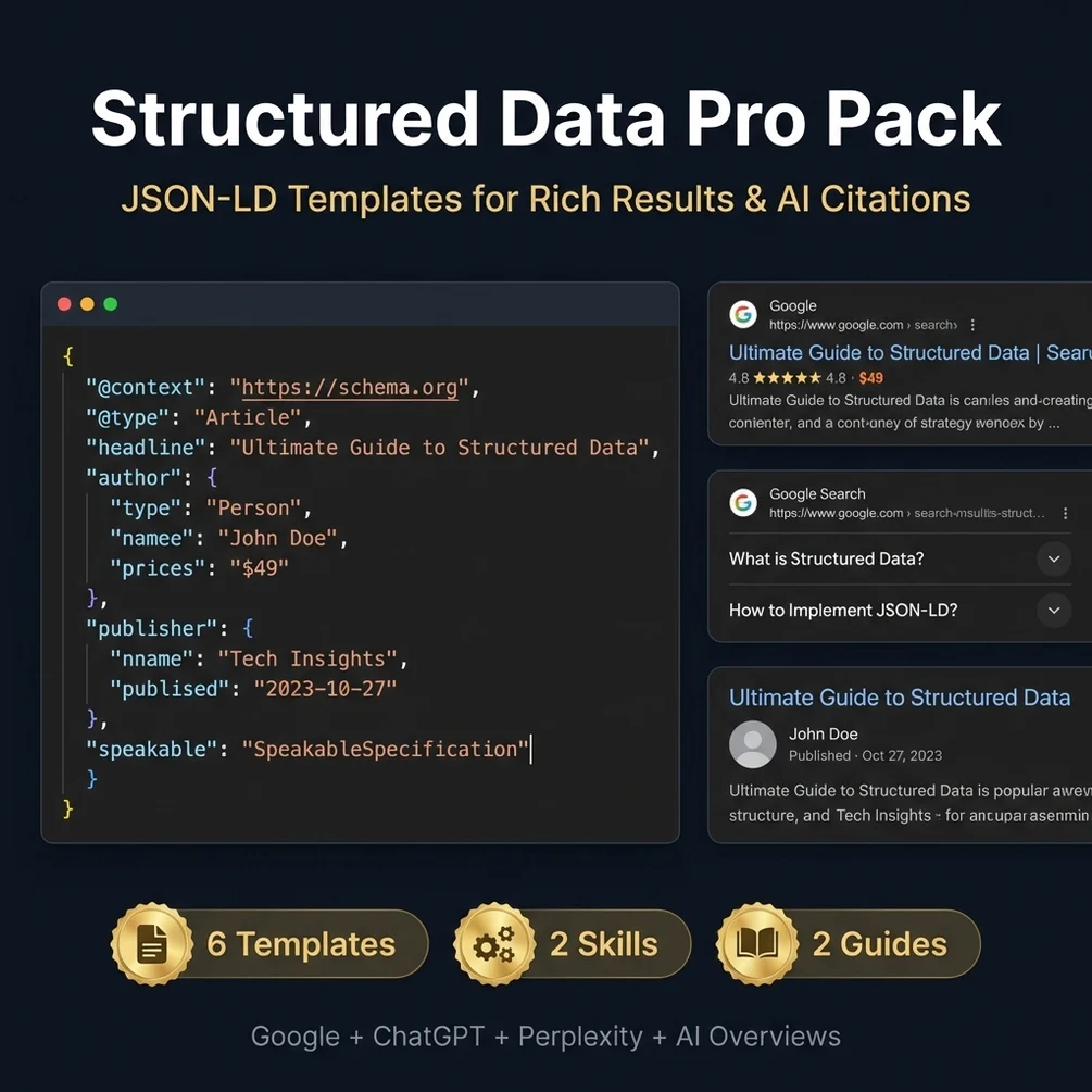 Structured Data Pro Pack — digital product on Gumroad